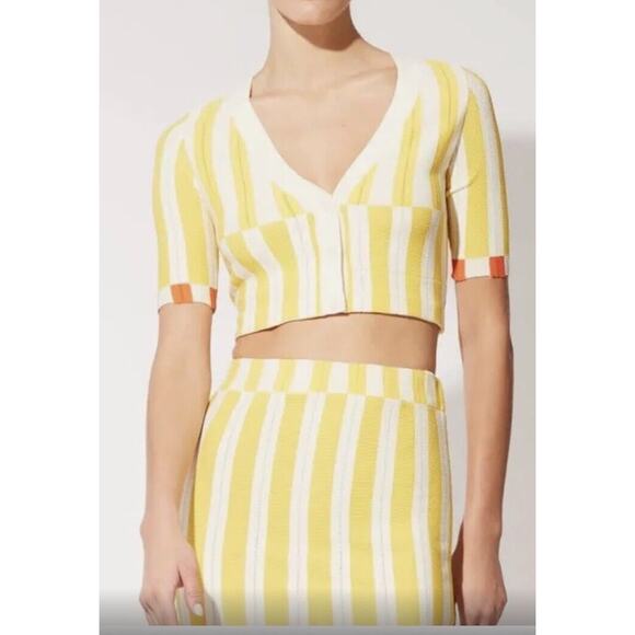 The Leigh Cardigan Solid & Striped Women’s Size Small Retail $278 New With Tags - Picture 1 of 6